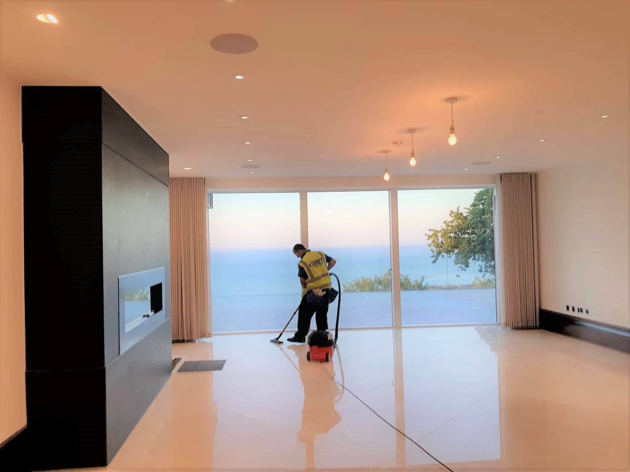 Modern interior cleaning